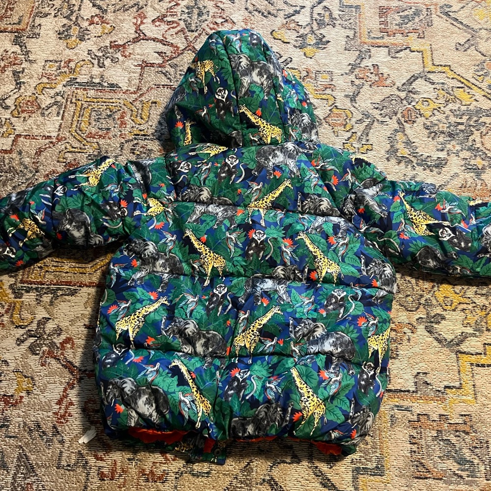 Colorful Patterned Kenzo Puffer Jacket - Picture 6 of 6